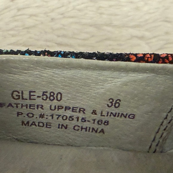 Alegria Glee Stained Glass Size 36 US 6 Clogs Slip Resistant - Picture 11 of 11